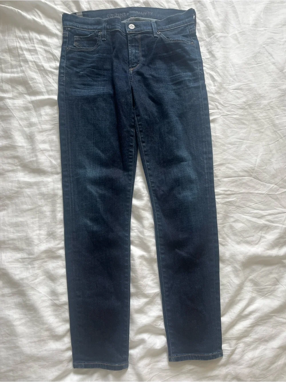 Citizens Of Humanity Dark Blue Straight Jeans